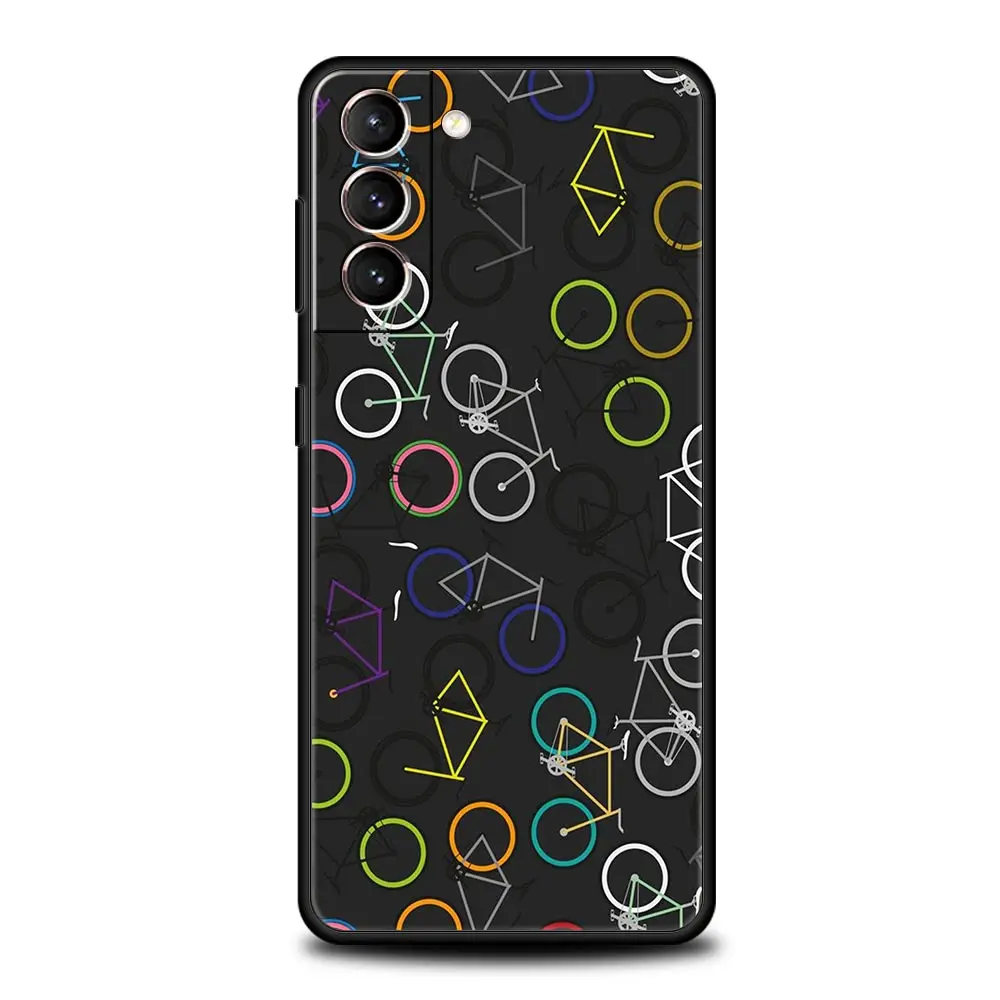 Adventure-Ready Mountain Bike Soft Silicone Phone Case