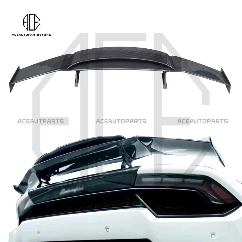 

REAL CARBON FIBER REAR WING TRUNK LIP SPOILER Mad Style FOR Lamborghini Huracan LP580 LP610 2014 2015 2016 2017 2018