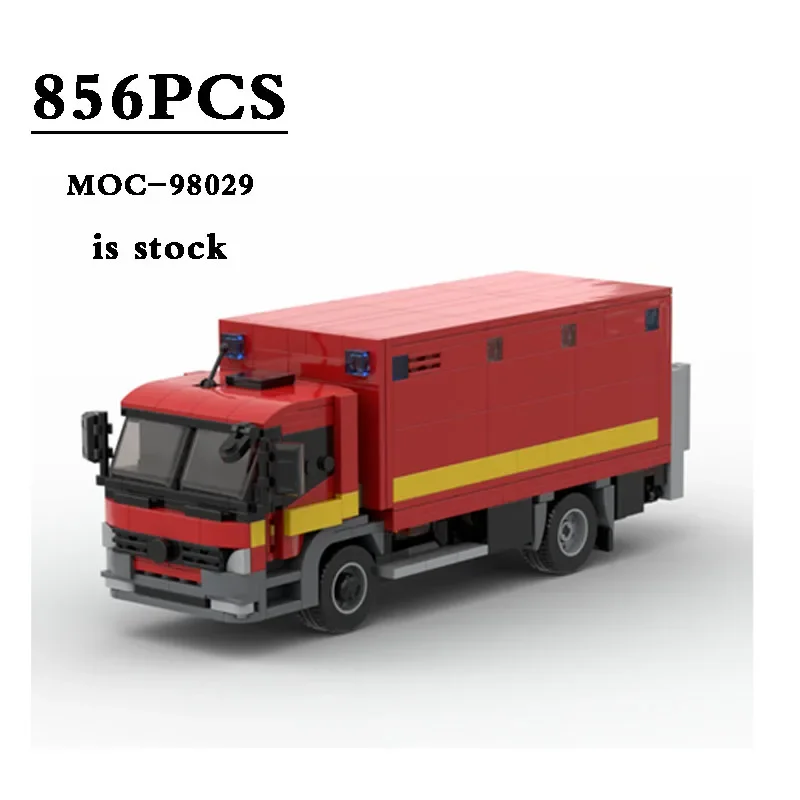 moc-98029-грузовик-городской-пожарный-грузовик-спасательный-грузовик-856-шт-детский-строительный-блок-игрушка-«сделай-сам»-Рождество