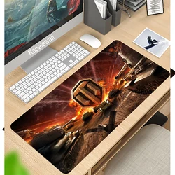 Grand tapis de souris 900x400, pour jeu Gamer, bord verrouillé, ordinateur de bureau, clavier, Table 