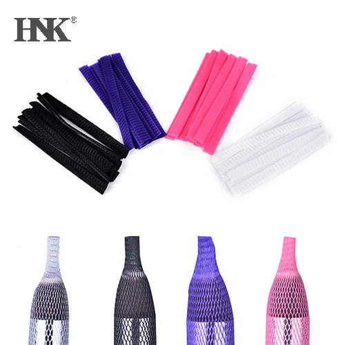 

10Pcs Cosmetic Make Up Brush Pen Netting Cover Mesh Sheath Protectors Guards