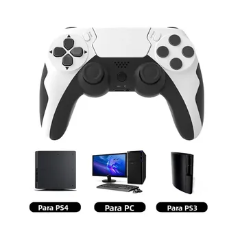 GAMINJA-mando inalámbrico P48 con giroscopio de seis ejes, controlador de juego para PS4, PS3, consola Wins 7, 8, 10, Joystick de PC de doble vibración