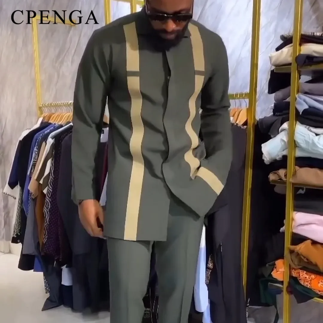 2023 New Matching Setss Dashiki African Clothes for Men