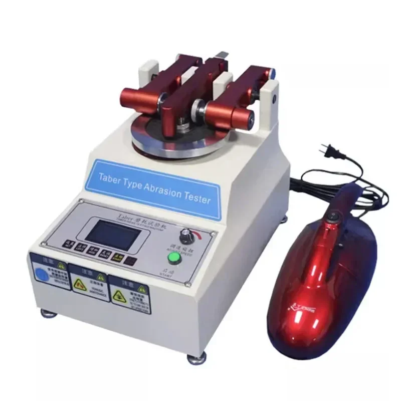 Abrasion tester Cloth paper coating floor wear testing machine Leather plastic surface wear resistance test 5