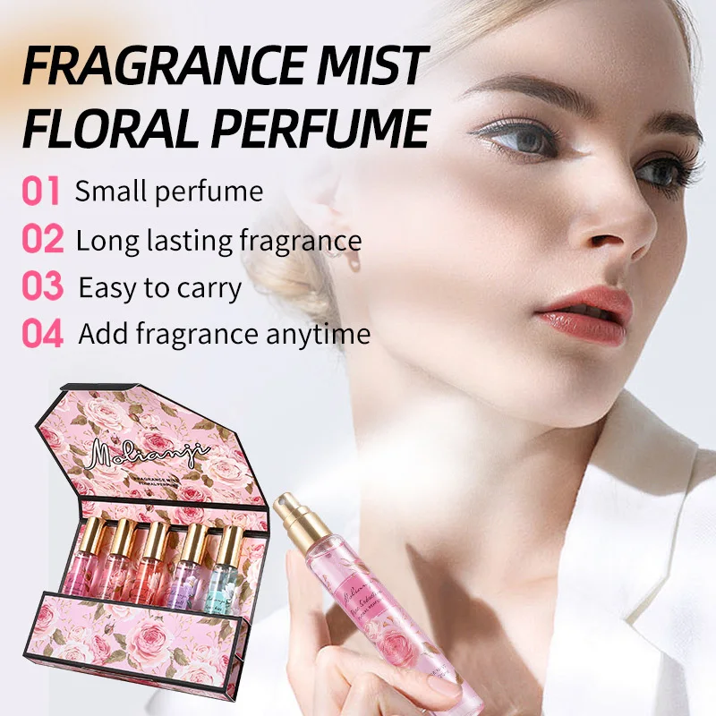 Rose Perfume Brand Classic Series Sample Spray Ladies Lasting Light Fragrance Elegant Charm Floral Romantic Gift Set Box 100ml