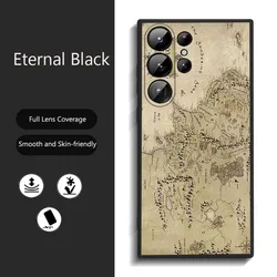 Enchanting Middle - Earth Phone Case - Protective Soft Silicone TPU Cover - Samsung S23 Ultra (Z1)