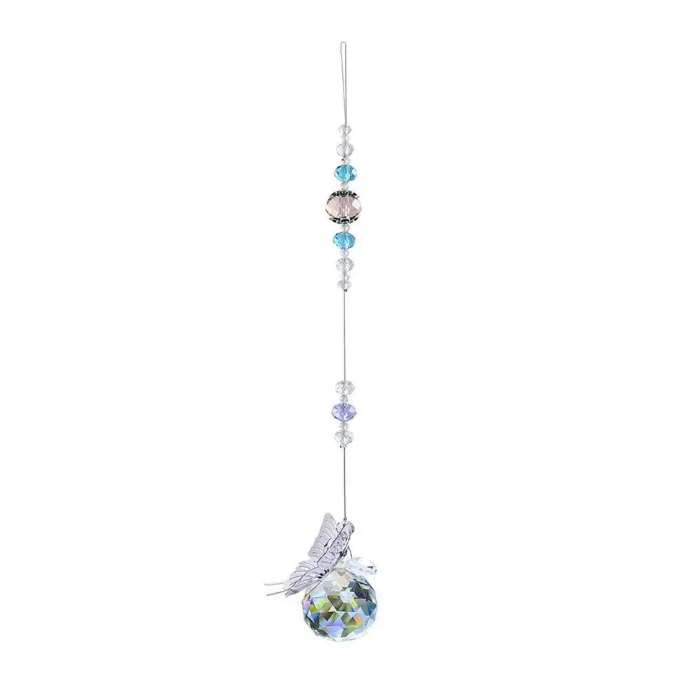 Hanging Window Crystal Prisms Suncatcher Hanging Pendant Outdoor Ornament Indoor Home Decor Rainbow Maker Sun Catchers sun catcher,crystal pendant,sun catchers,window ornament