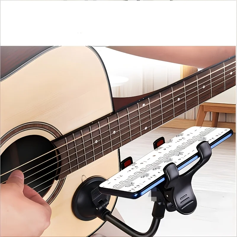 Universal Music Phone Stand with Strong Suction and Flexible Design