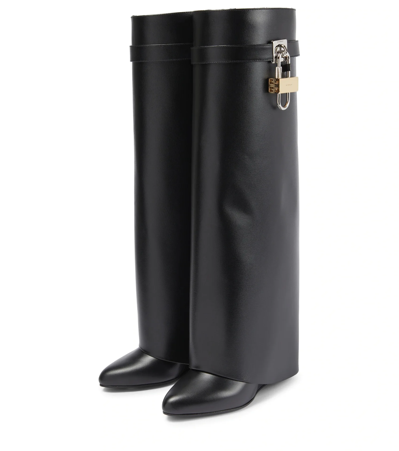 

2023 Autumn Winter New Large straight wedge heel large size knee-high boots
