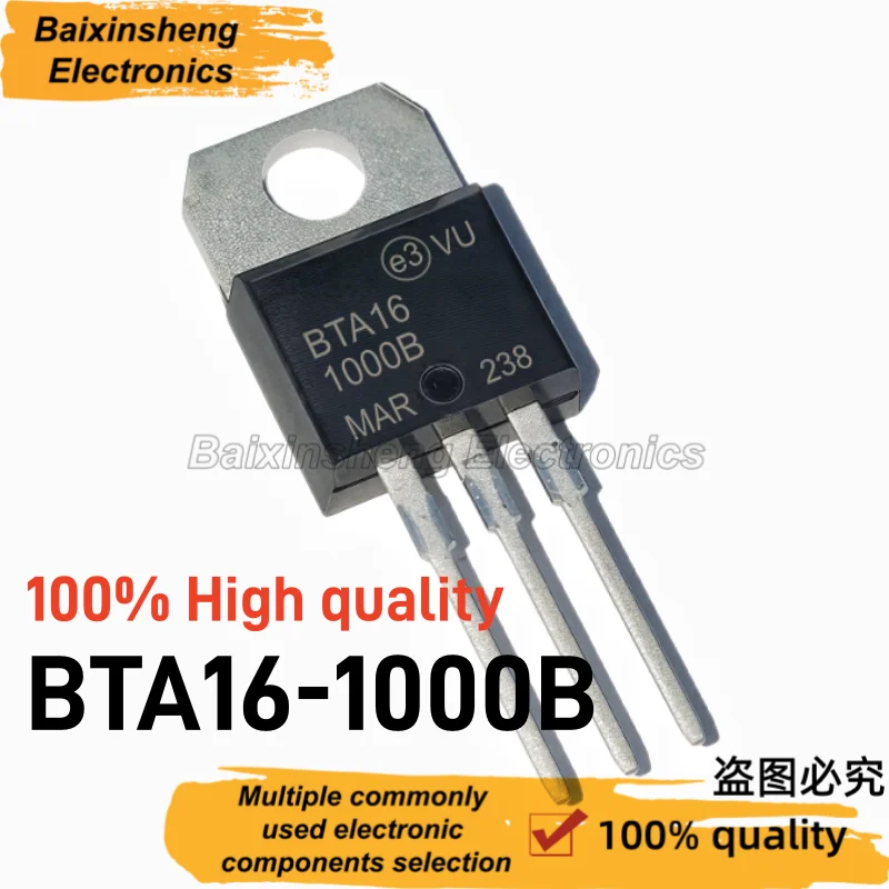 Enhanced TO-220F Transistor Set - Pack of 10 High-Performance Units