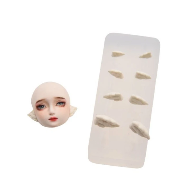 

Мини-уши джинна структура силиконовая форма ремесленный декор DIY изготовление ювелирных изделий Suppl R3MC