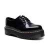 Thick soled small leather shoes for women's retro British style round toe Mary Jane black single shoes Elegant High Heels shoes 5