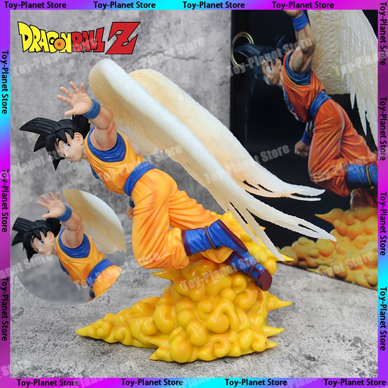 Dragon Ball Z Addio Figure Angel Wing Addio Goku Super Saiyan Anime Action Figure Statue Figurine Figurine Figuarts Toys