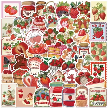 Kawaii Strawberry Stickers 1