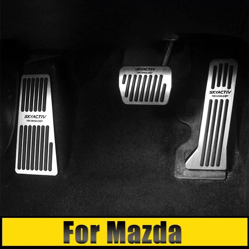 Car Fuel Foot Pedal Brake Pedal Cover Pad car accessories,car pedals,pedal cover,stainless steel pedal cover For Mazda 2 3 BM 6 GJ CX-5 CX5 CX 5 CX3 CX8 CX9 2012 -