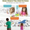 Children's Drawing Roll DIY Coloring Paper Roll Color Filling Paper Graffiti Scroll Paper-cut Kids Painting Toy Educational Toys 4