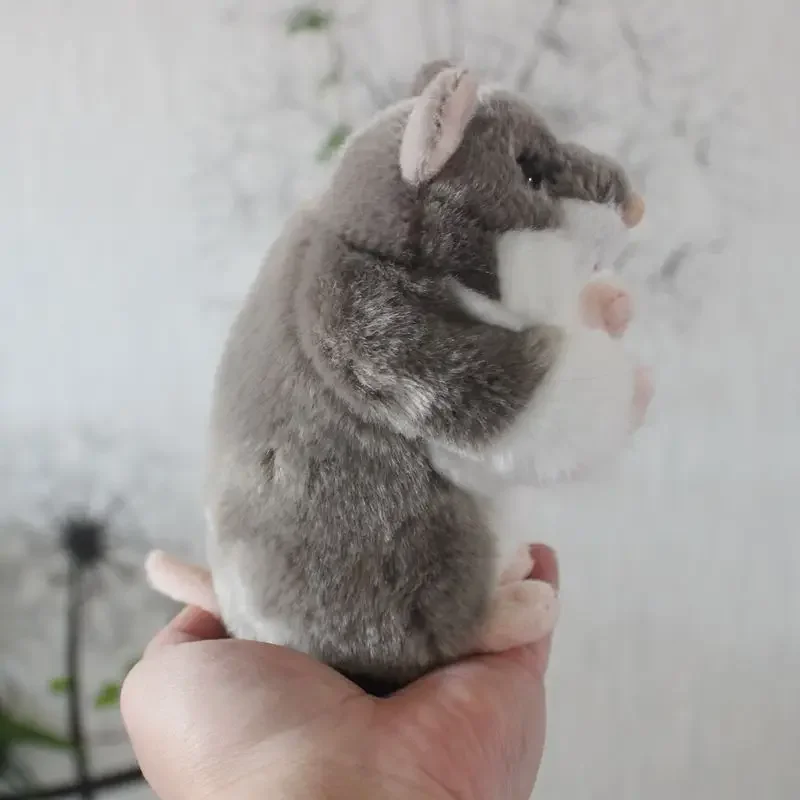Chinchilla High Fidelity Anime Cute Plushie Hamster Plush Toys Lifelike Animals Simulation Stuffed Doll Kawai Toy Gifts For Kids 4