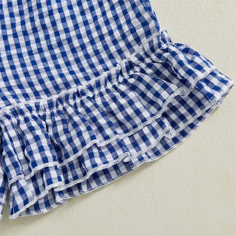 Adorable Baby Girl Floral Print Ruffle Sleeve Romper Elastic Waist Wide Leg Jumpsuit for Spring and Summer Wear 2