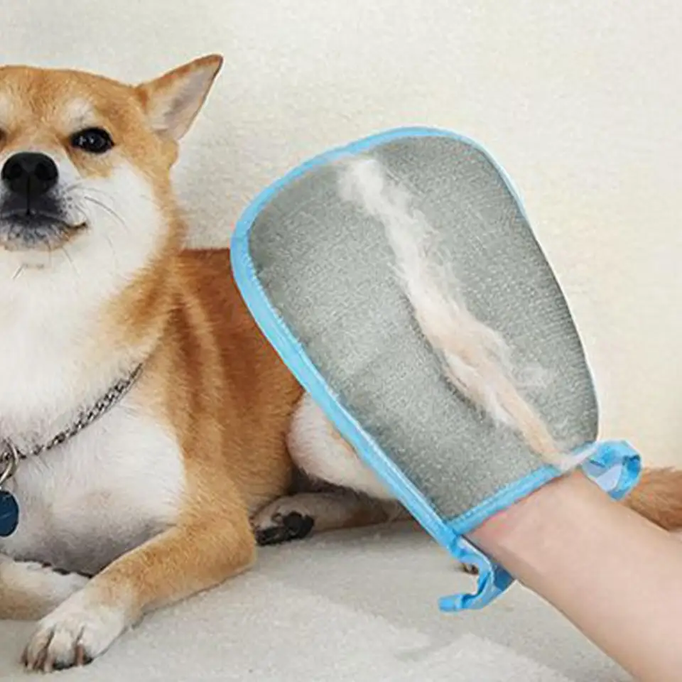 Waterproof Pet Hair Remover Glove for Cats Dogs
