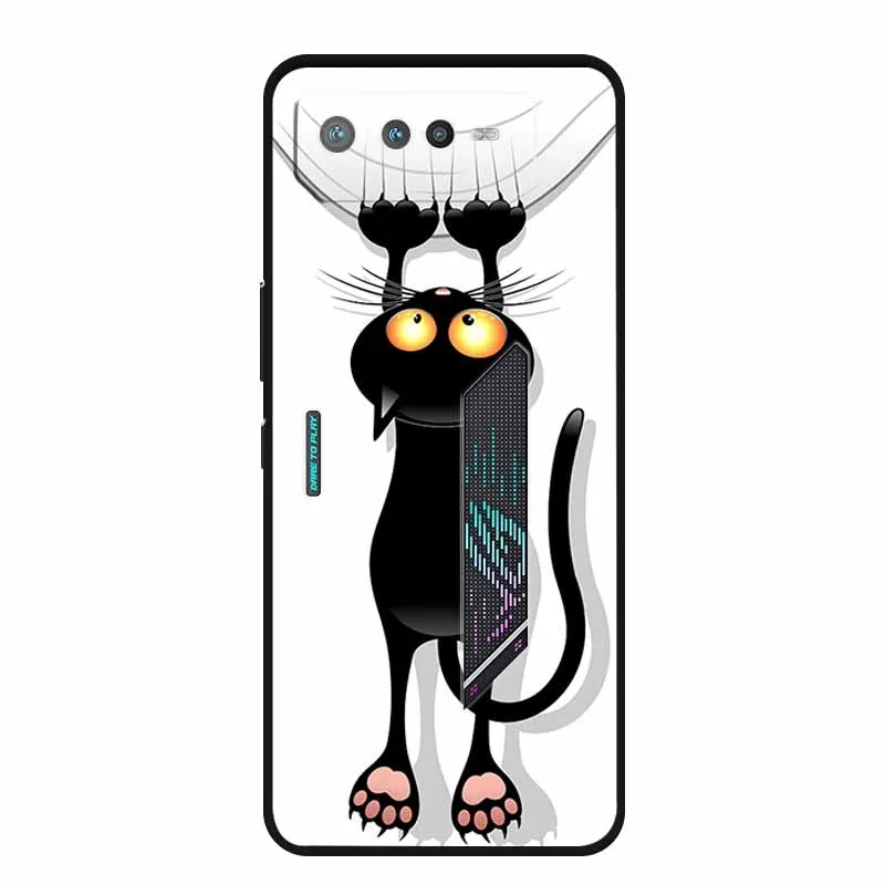 Fashion Soft TPU Silicone Back Case for Asus ROG Phone - Trendy Protective Phone Cover Bumper