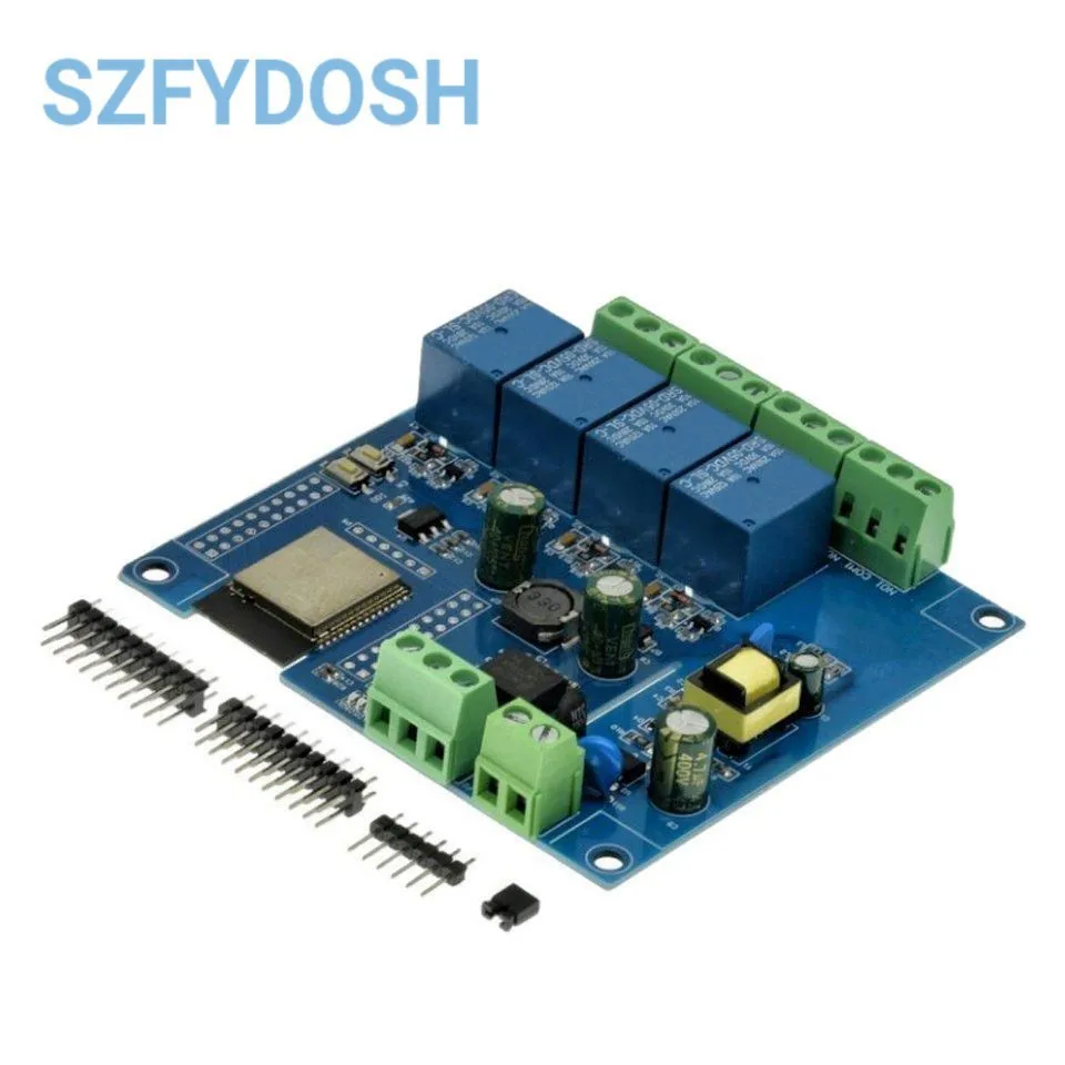 Module Relais ESP32 WiFi Bluetooth 8 Canaux - Pour Domotique, IoT, Contrôle Appareils Via Smartphone