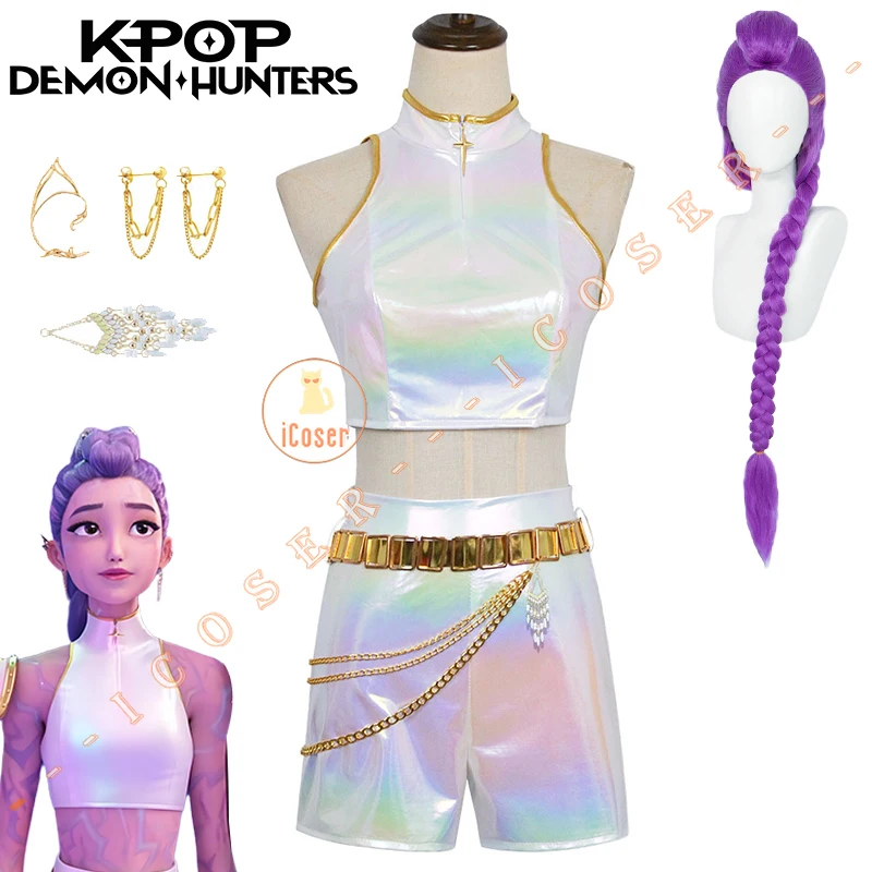 Épée Rumi Cosplay - Arme Fantastique Style Coréen, 60 Cm, ABS Léger - Pour Déguisement, Collection Animé - 6