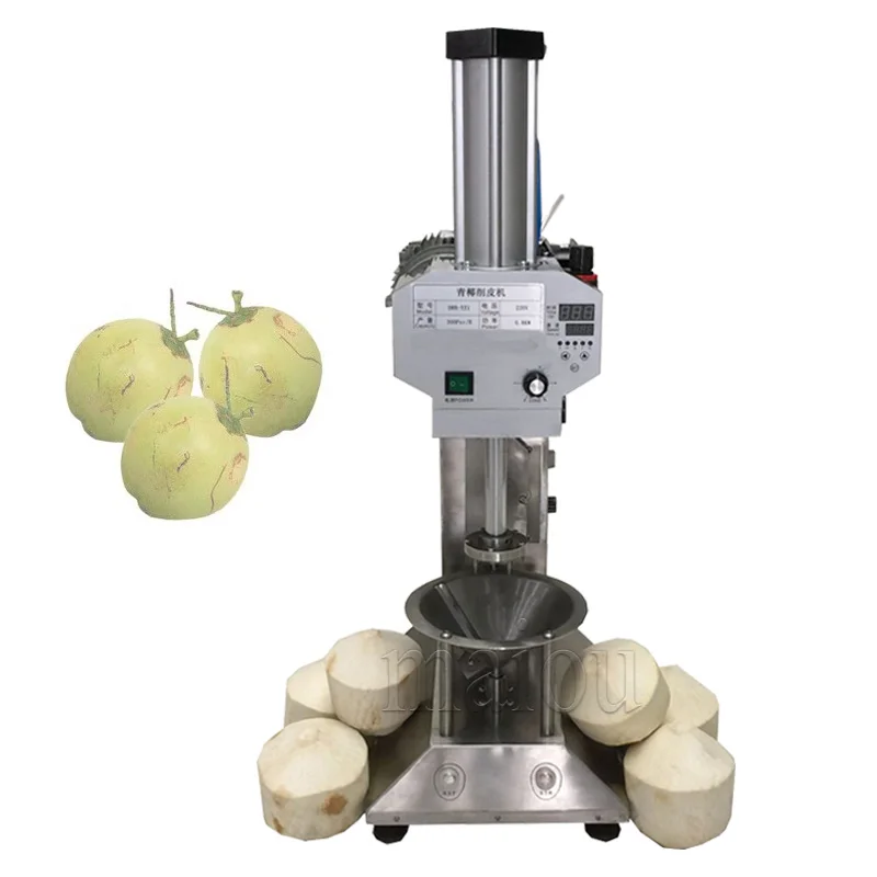 

220V/110V Electric Green Coconut Peeler Young Coconut Skin Trimming Peeling Removal Machine