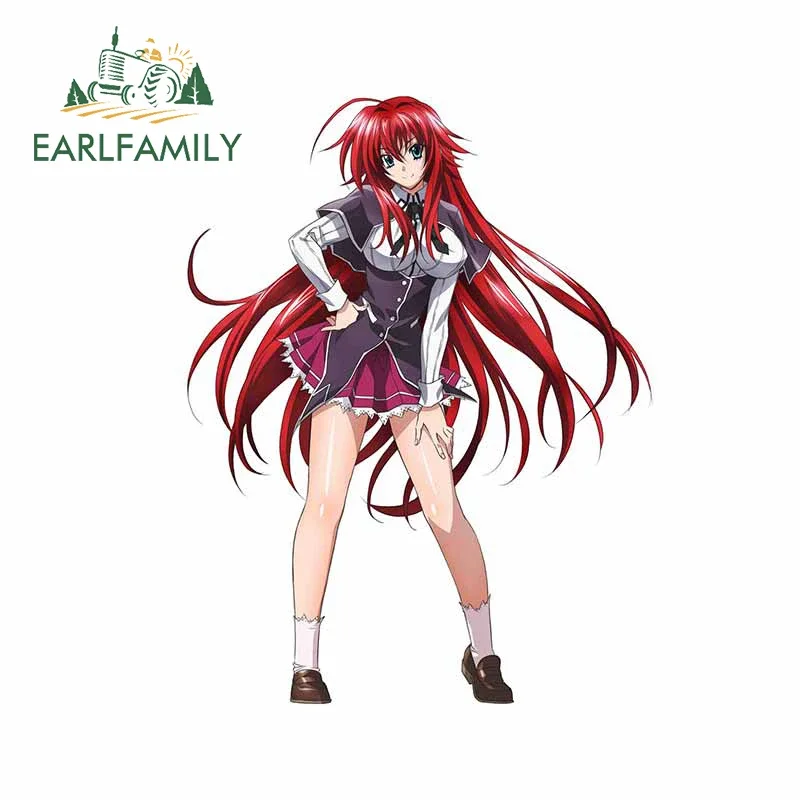 

EARLFAMILY 13 см x 10 см для привлекательных мультяшных автомобильных наклеек Waifu с защитой от царапин
