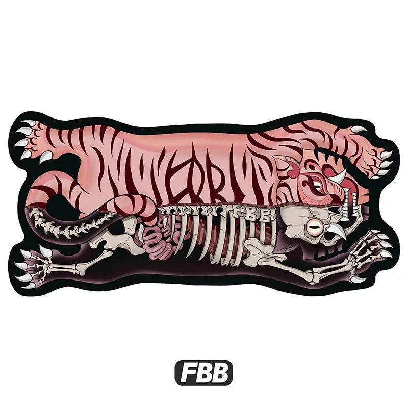 Funny Tiger Animals Mouse Pad, Pink Bubble Gum Tiger Mouse Pads For