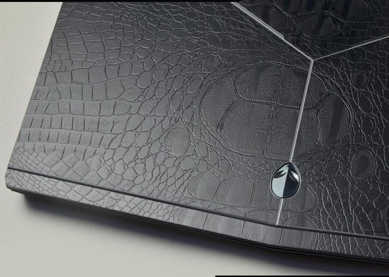 Laptop Carbon fiber Leather Sticker Skin Cover Protector for Alienware 17 M17X R3 R4 ANW17 17.3-inch 2012 release