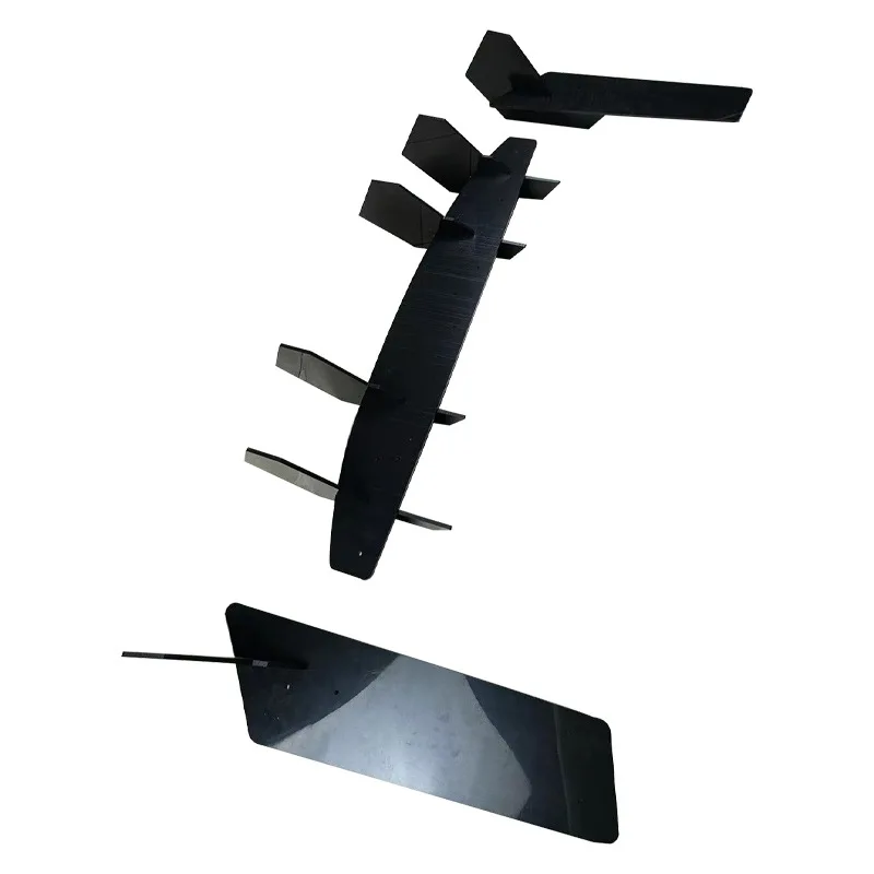 쉐보레 카마로 6세대 2015-2025 리어 범퍼 디퓨저 립 에어핀 카나드 블랙 5mm 두께 자동차 외부 개조 바디 키트