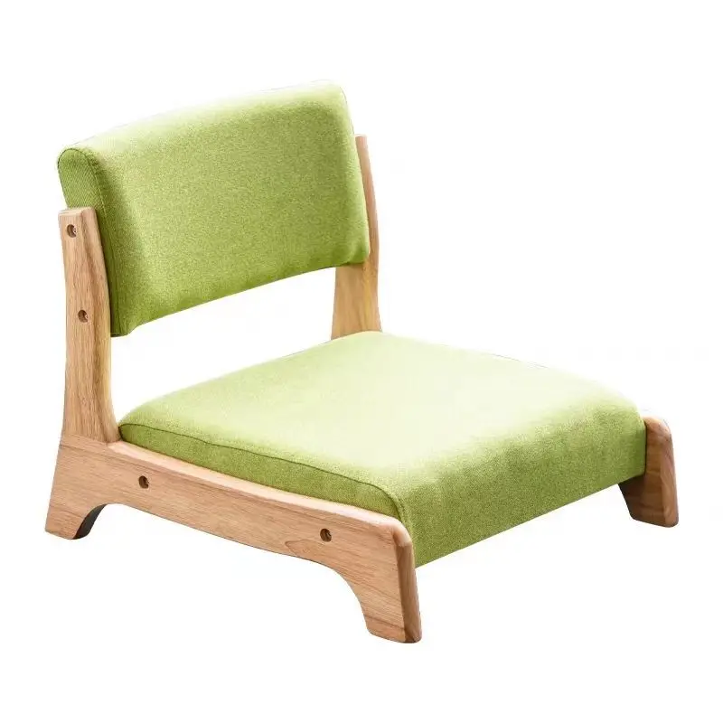 Modern Lazy Sofa Chair Japanese Living Room Furniture Back Floor Nordic Wind Bay Window Wood Low Chair 1