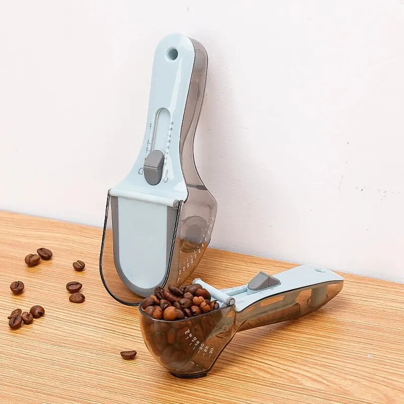 2PCS/set Pet Adjustable Milk Powder Baking Cat And Dog Food Measuring Spoon With Cut Measuring Spoon Set