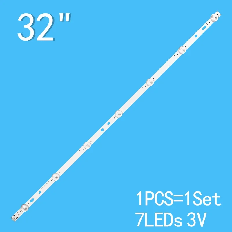 for leroy 50 inch lcd tv backlight strip led50c380 js lb d jp50s8 071cbac jp5058 30806a panel t500hvn01 0 cmo v500hj1 pe8 pe1 Universal light strip 32 inch 7 lamp 3V 590mm LED backlight