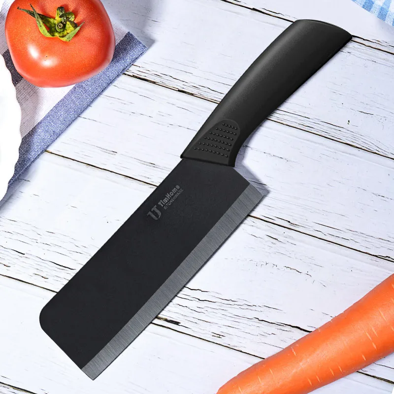 ZirconiaKnife65InchBlackedgedCeramicKitchenKnifeSlicingMeat