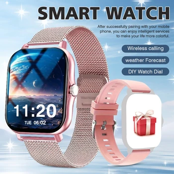 1.83'' Waterproof Smart Watch With Message Answer Call Sleep Monitoring Sports Pedometer Information Alerts For iPhone Android