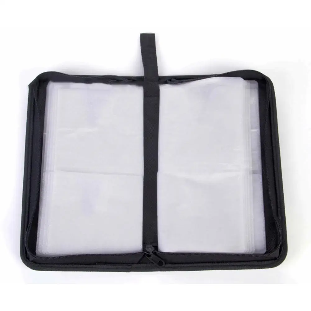 Car CD Case Disc Dvd Storage Bag Album Holder Cover Organizer Bag Carry Box Wallet Handbag 80 Sheets