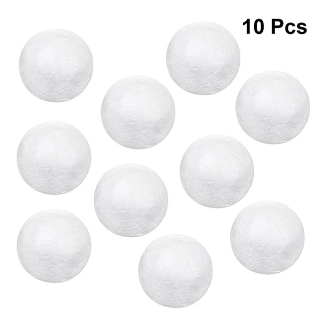 10/50/100PCS DIY Round Styrofoam Balls Christmas Ball White