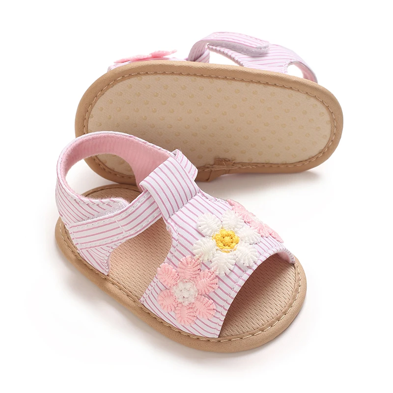 Pink Soft Sole Princess Shoes for Baby Girls - Ideal for Formal Events and Parties