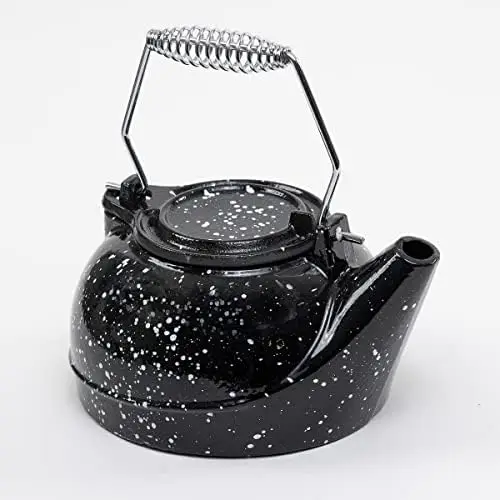 

3 Qt. Enameled Porcelain Steamer Kettle