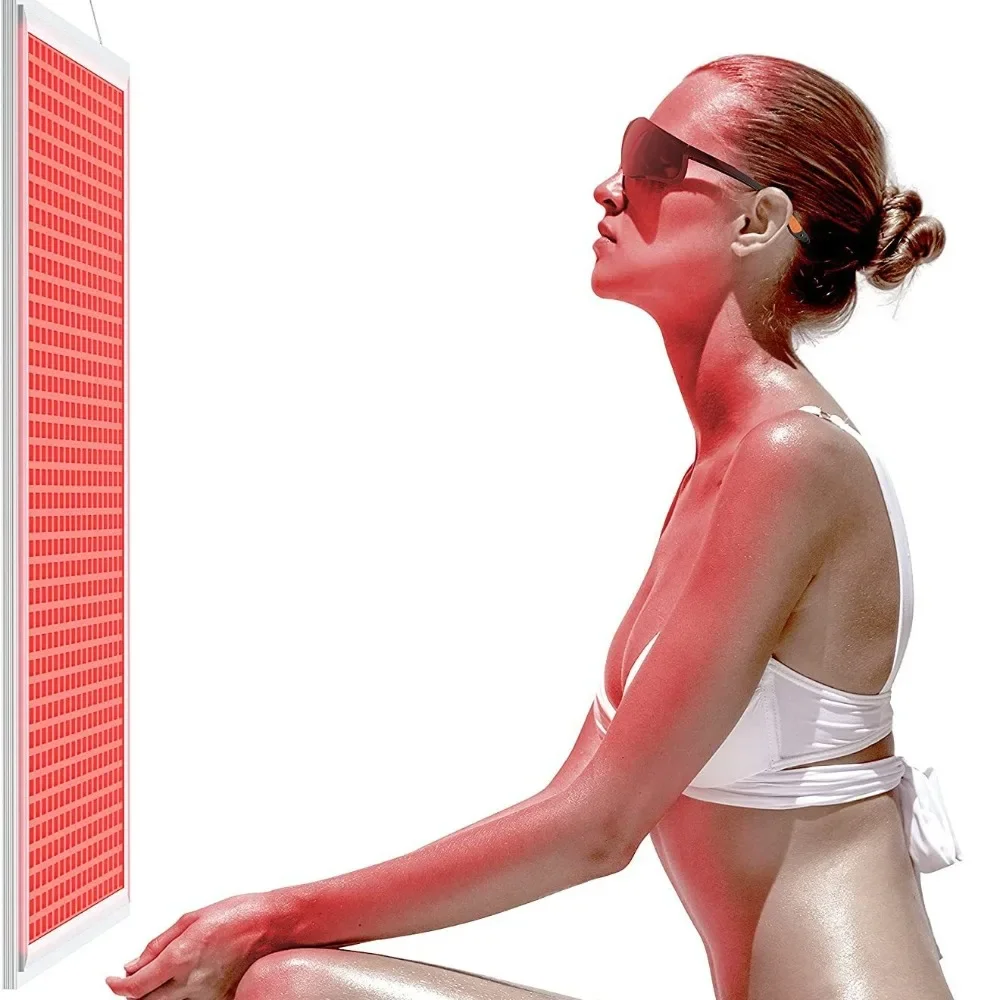 Red Light Therapy for Body and Face,Infrared Light Therapy Device for Shoulder Waist Muscle Pain Relief,660nm 850nm 590nm Timer