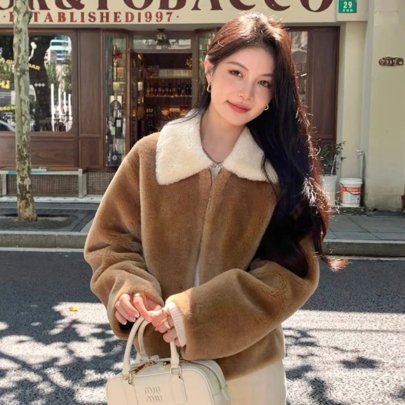 Женское зимнее пальто из 100% шерсти