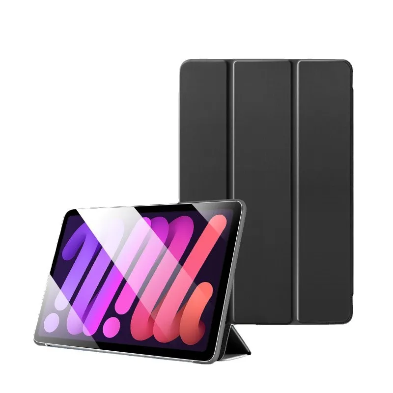 Premium Tri-Fold Magnetic Leather Stand Tablet Cover