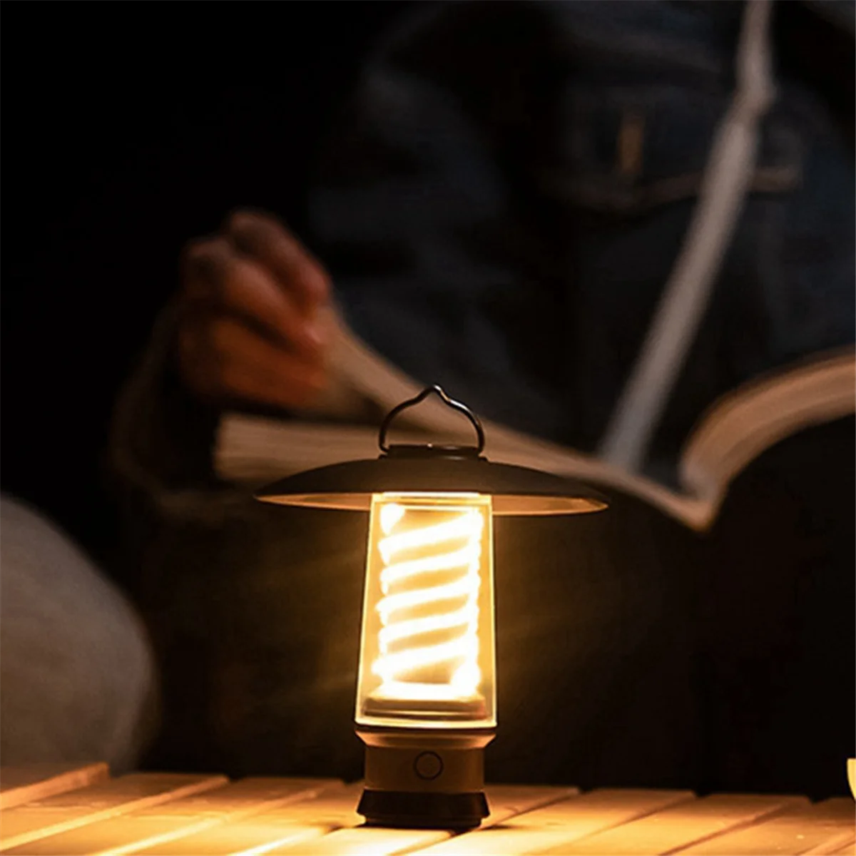 BAAU Camping Lamp Portable Dimmable Waterproof Tent Lantern Lamp Charging Emergency Light Outdoor Light Camping Supplies