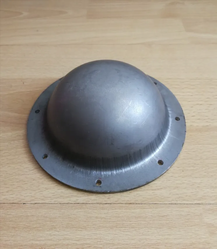 Roman Viking Shield Center Tappo In Acciaio Scudo Cap Fai Da Te Dedicato Ferro Grigio Od Circa 140Mm