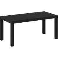 Classic Simple Coffee Table for Living Room, 38.98 (W) x 17.52 (H) x 18.9 (D) Inches, Black 1