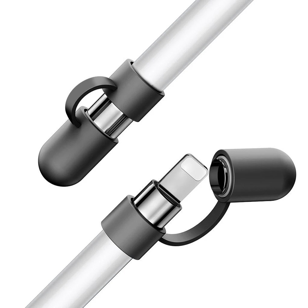 Soft Silicone Pencil Cap Protective Holder For Apple Pencil 1st Anti-Lost Replacement Pen Protectors Cover For IPencil 1st apple pencil case apple pencil cover