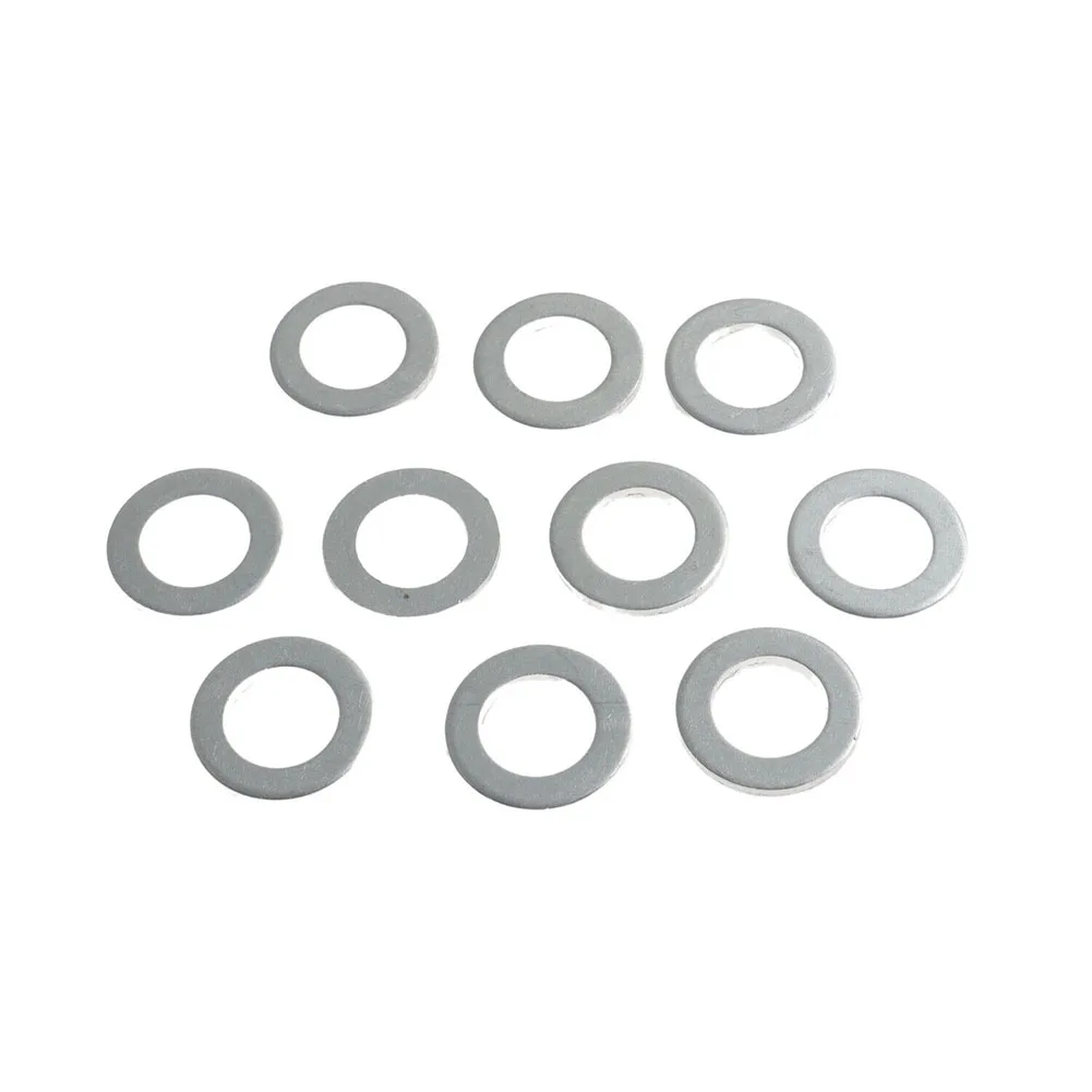 10pcs Engine Oil Drain Plug Washer Gaskets 14mm 94109-12000 Aluminum Honda Acura Civic Odyssey CRV Auto Parts