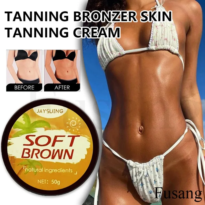 

Summer Unisex Body Self-tanning Cream Women Long Lasting Tanning Cream Waterproof Quickly Bronzer Oil Man Skin Bronzing Lotion