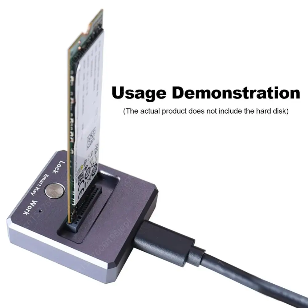 SSD ŷ ̼ M.2 SSD-USB , CŸ M.2 NVME/SATA ĳ ڽ ̽ ,  ϵ ̺ ̽ M Ű, 1000 MB/s